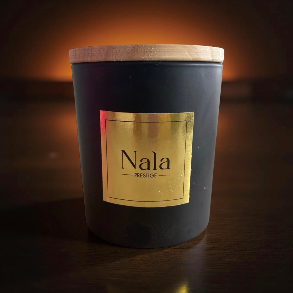 Bougie Prestige Ambre Noir