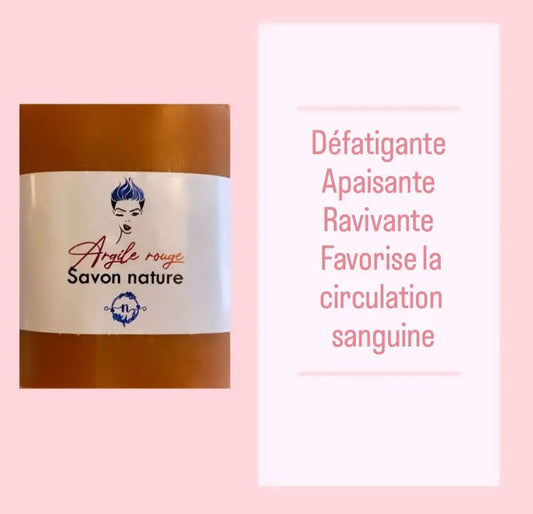 Savon Nature à l’Argile Rouge 110gr