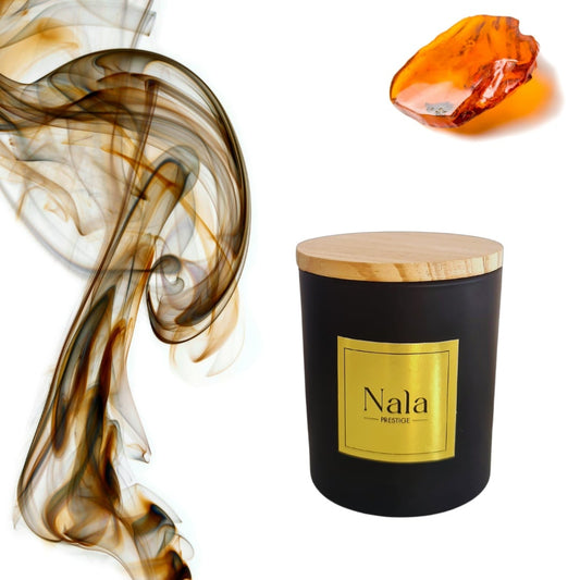 Bougie Prestige Ambre Noir